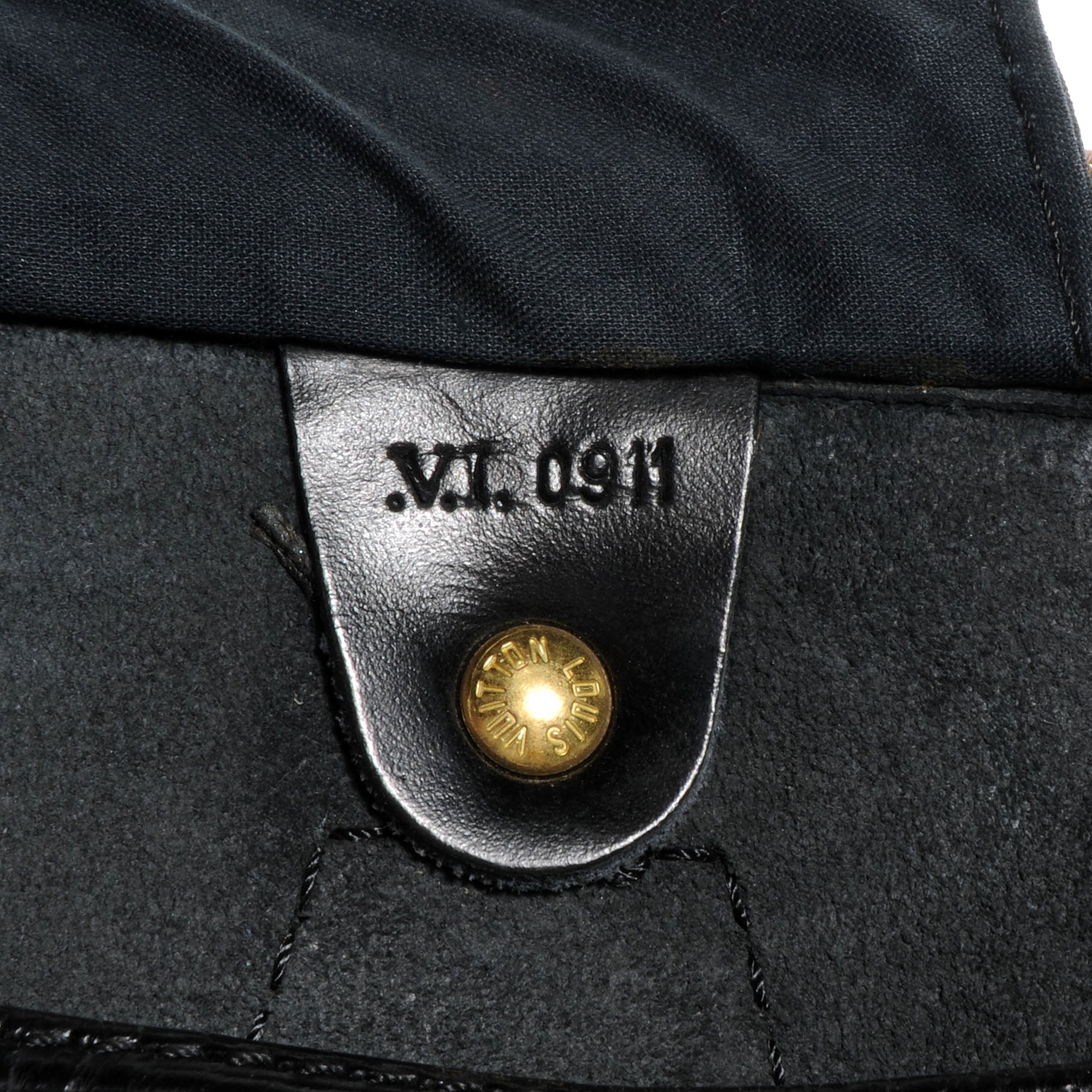 Louis Vuitton Epi Speedy 30 Black 6 of 9