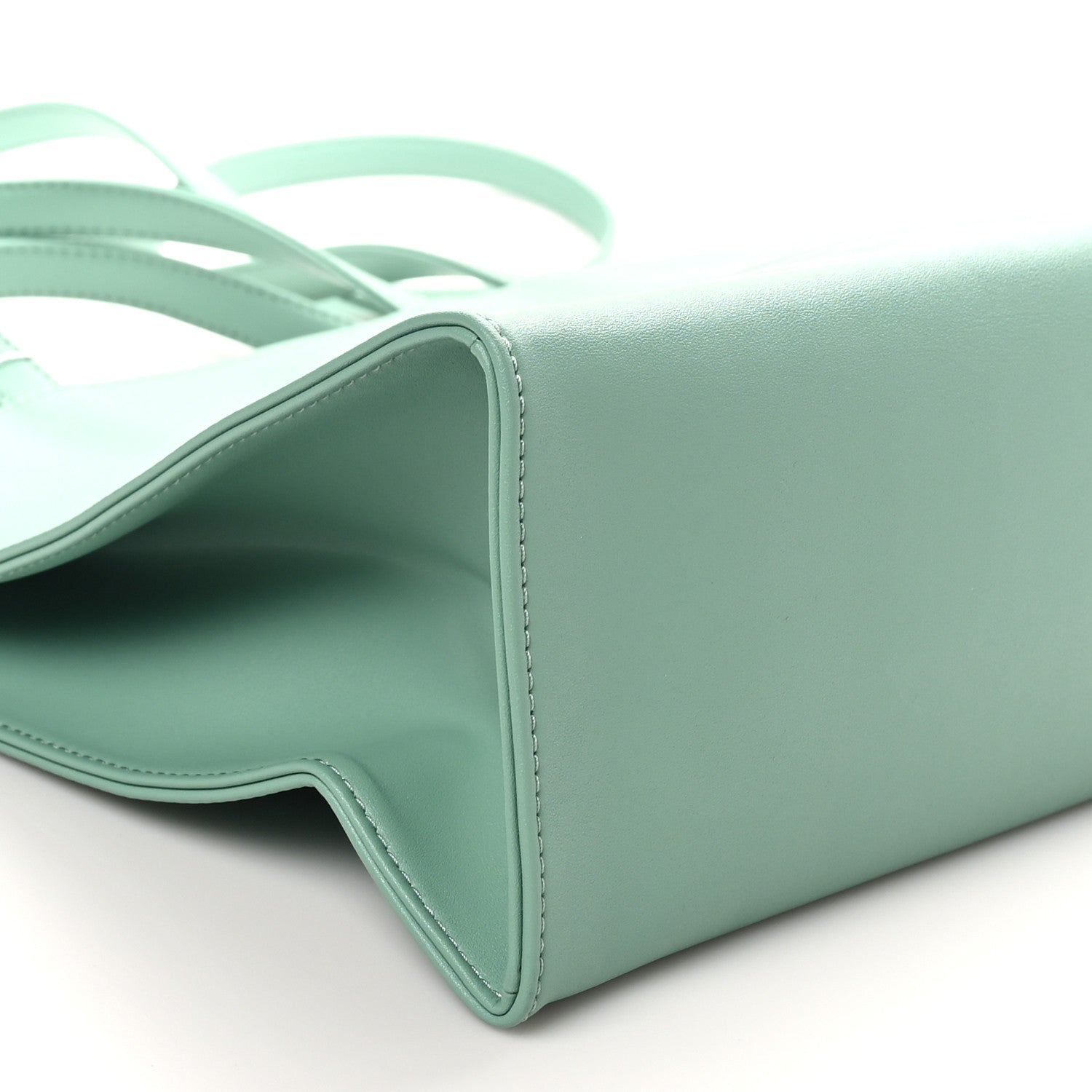 Telfar Vegan Leather Medium Shopping Bag Sage 7 of 8