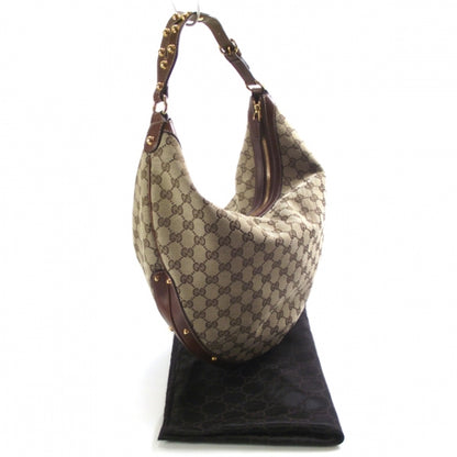 Gucci Monogram Large Studded Hobo 3 of 11