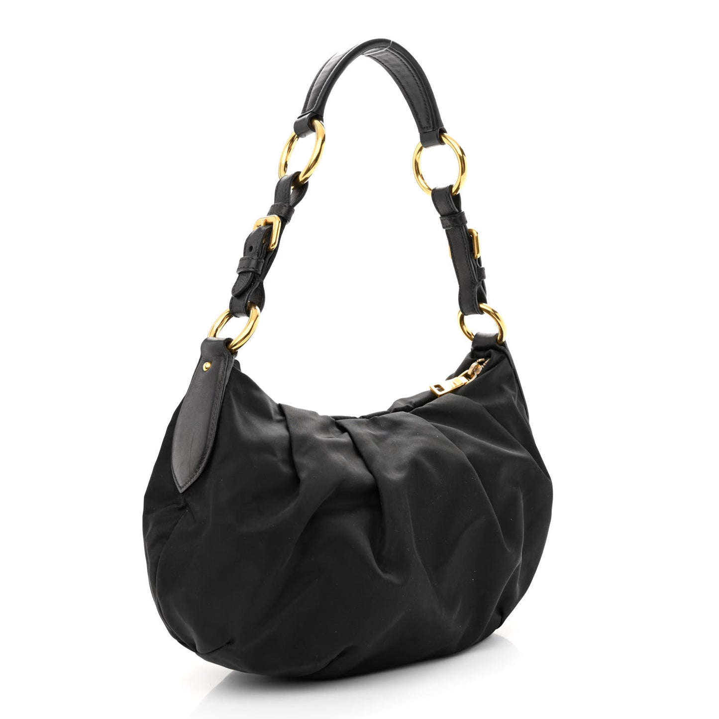Tessuto Nylon Shoulder Bag Black
