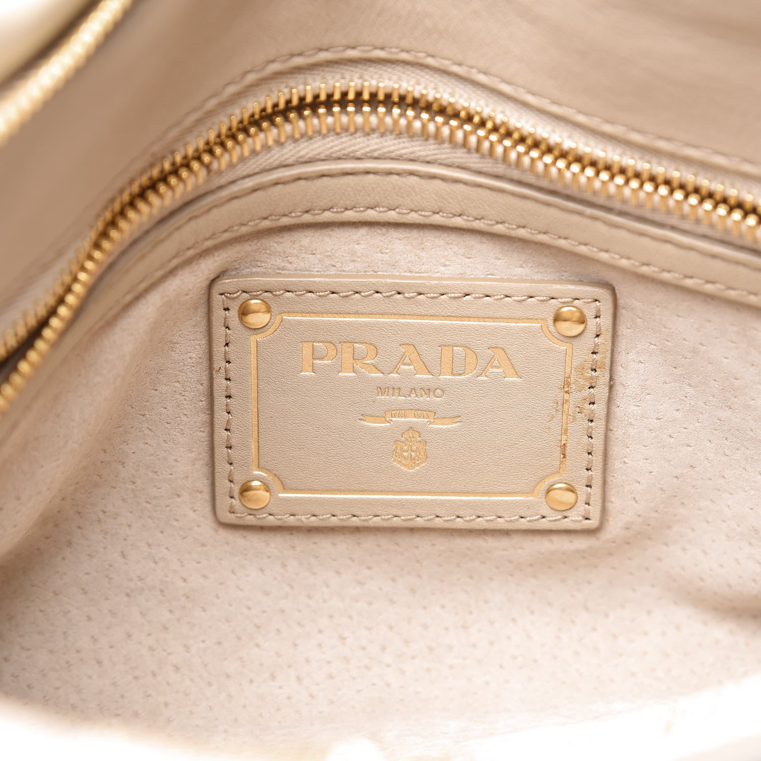 Prada Soft Calfskin Shopping Satchel Talco 5 of 11