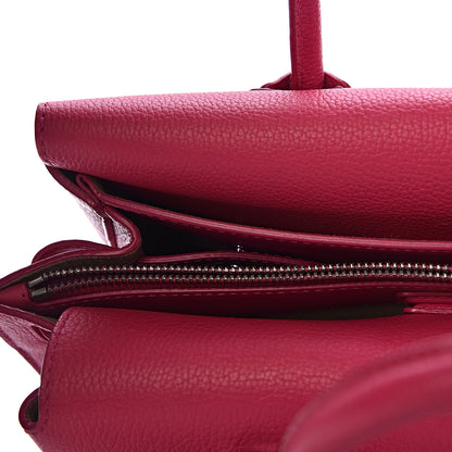 MCM Grained Calfskin Medium Milla Tote Beetroot Pink 8 of 13