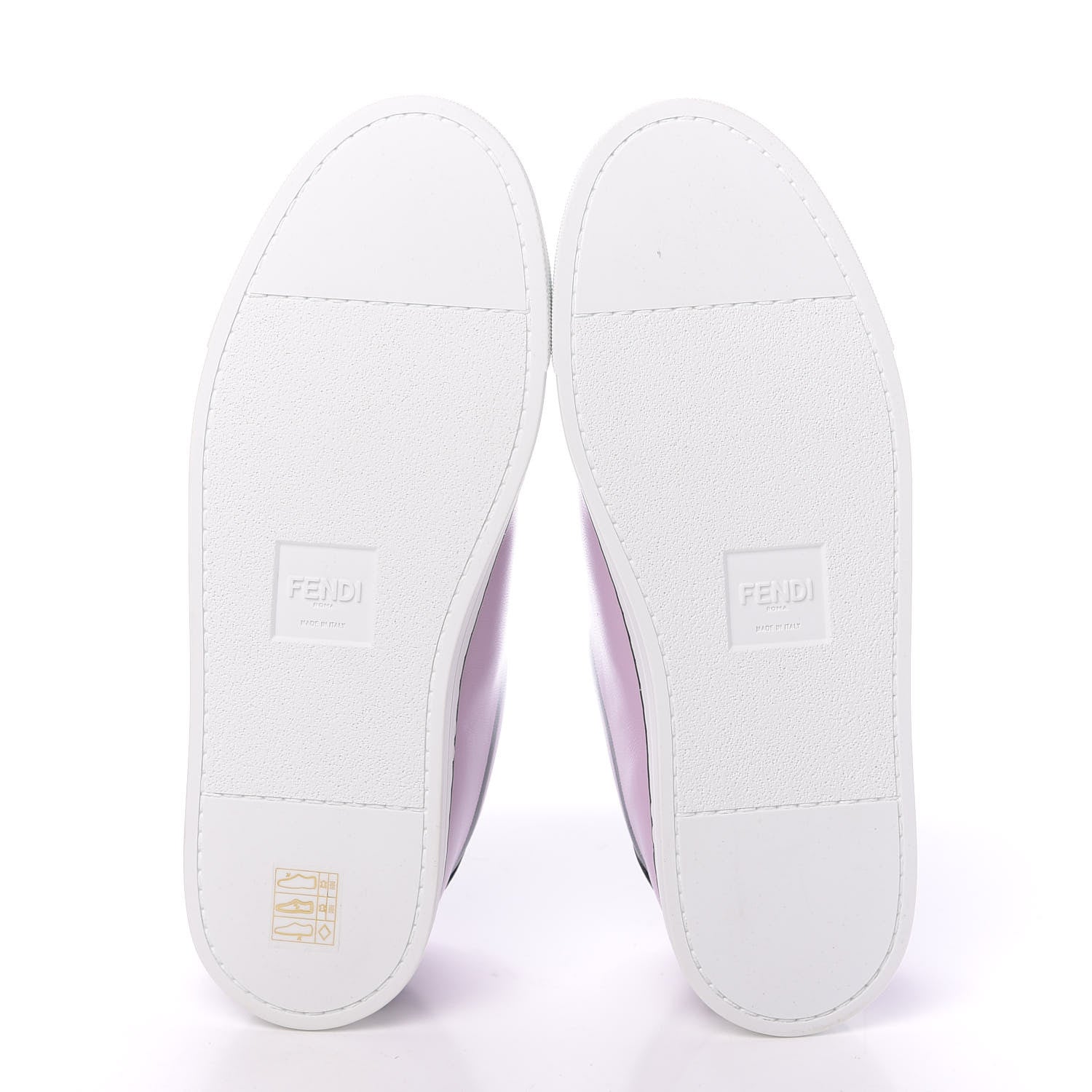 Fendi X JOSHUA VIDES Nappa Rockoclick Slip On Sneakers 38 Pink Xiloph White Black 6 of 10