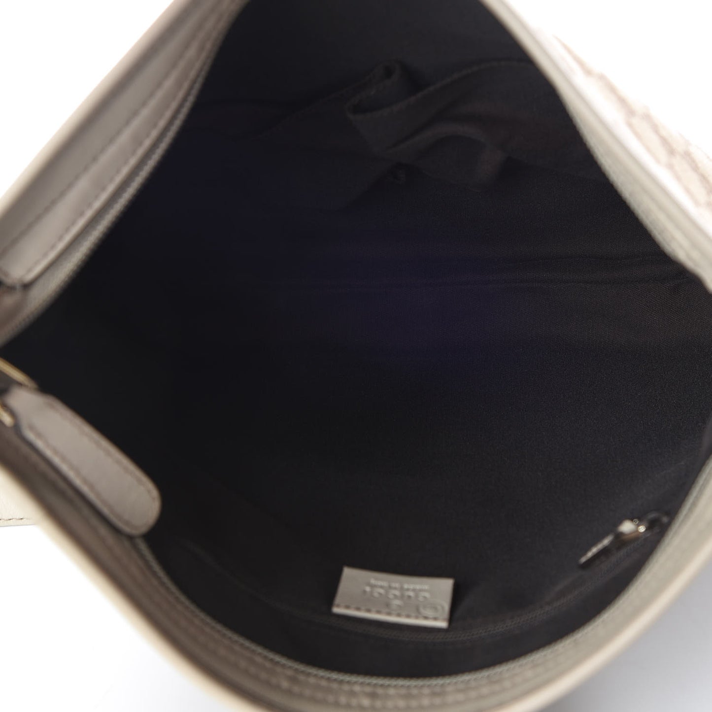 Monogram Medium Flat Messenger Bag Off White