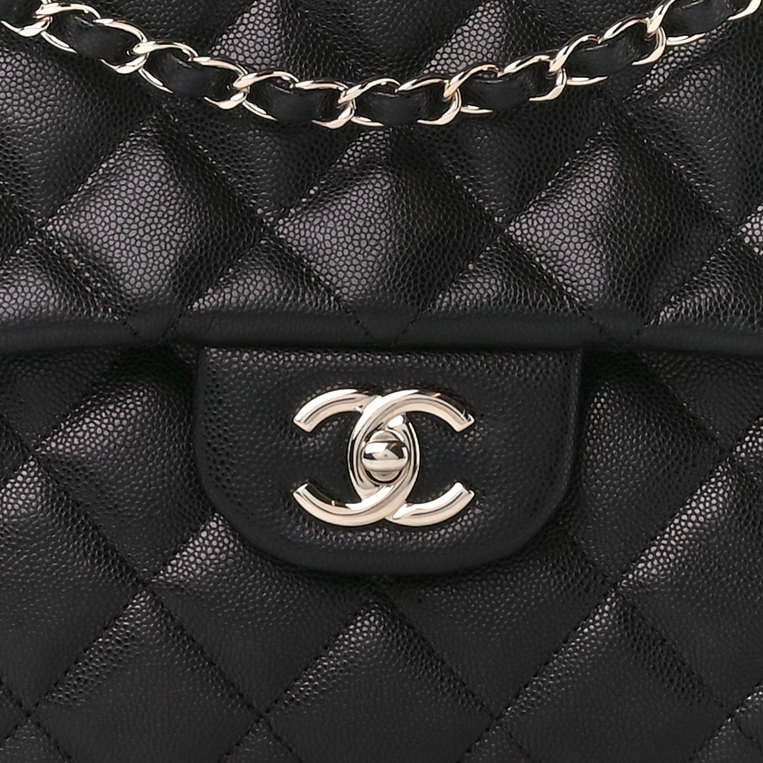 Chanel Caviar Quilted XXL Travel Flap Bag Black 9 of 11