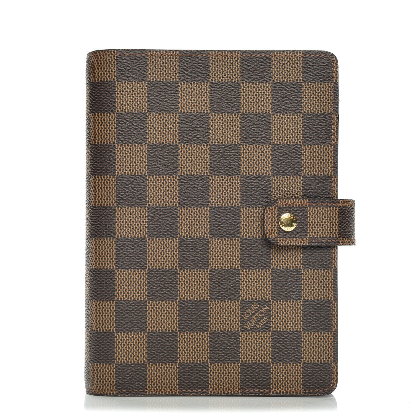 Damier Ebene Medium Ring Agenda Cover