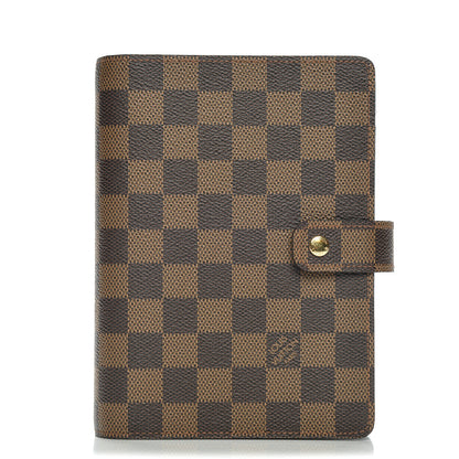 Louis Vuitton Damier Ebene Medium Ring Agenda Cover 1 of 7