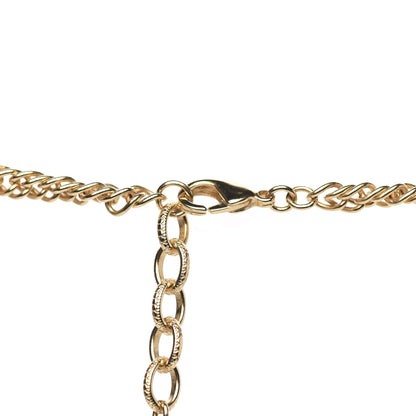 Chanel ID Dog Tag Charm Necklace Gold 5 of 6