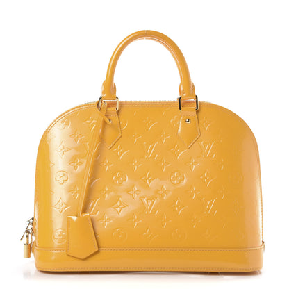 Louis Vuitton Vernis Alma PM Jaune Passion 1 of 10