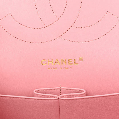 Chanel Caviar Quilted Jumbo Double Flap Pink 5 of 9