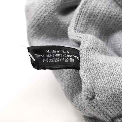 Chanel Cashmere CC Beanie Hat Grey 5 of 5