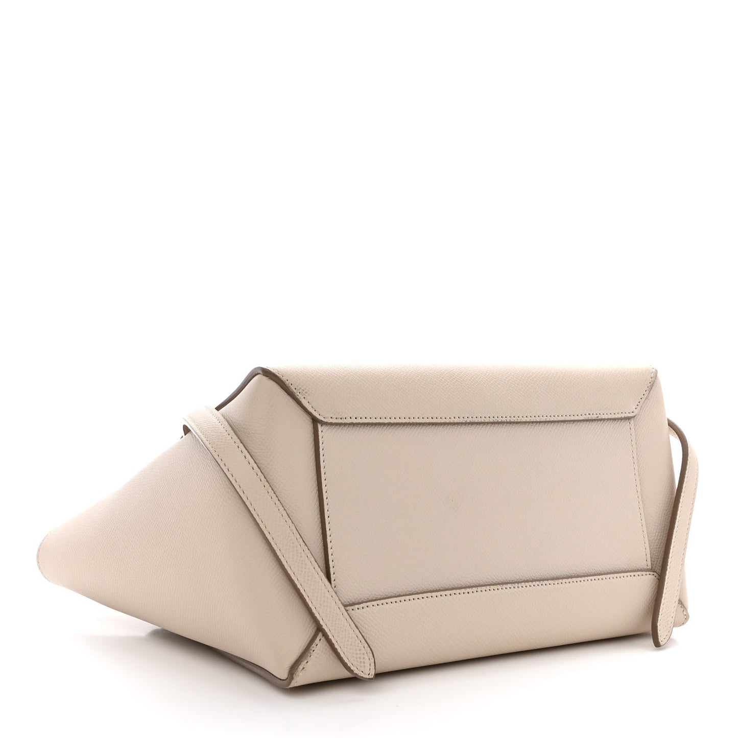 Grained Calfskin Micro Belt Bag Light Taupe