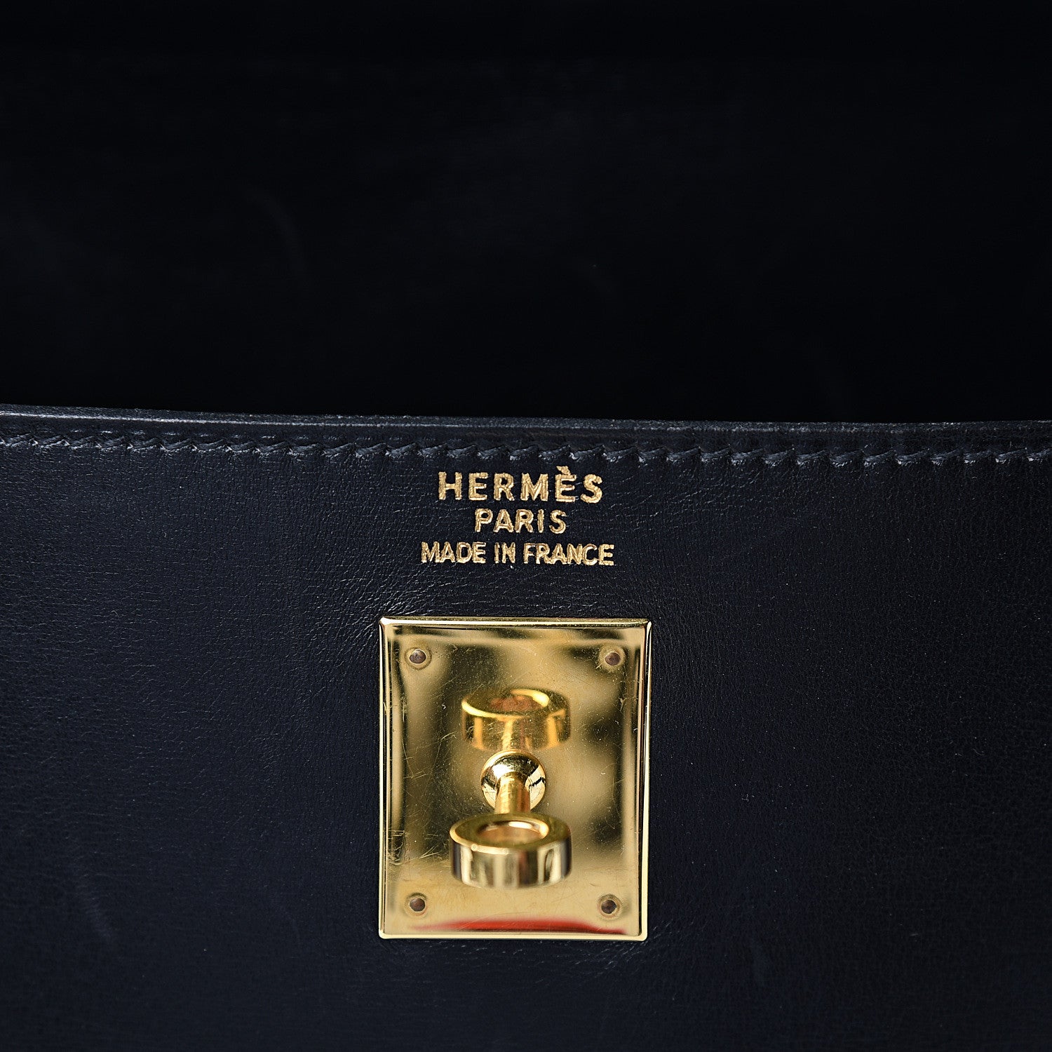 Hermes Box Kelly Retourne 40 Black 5 of 15
