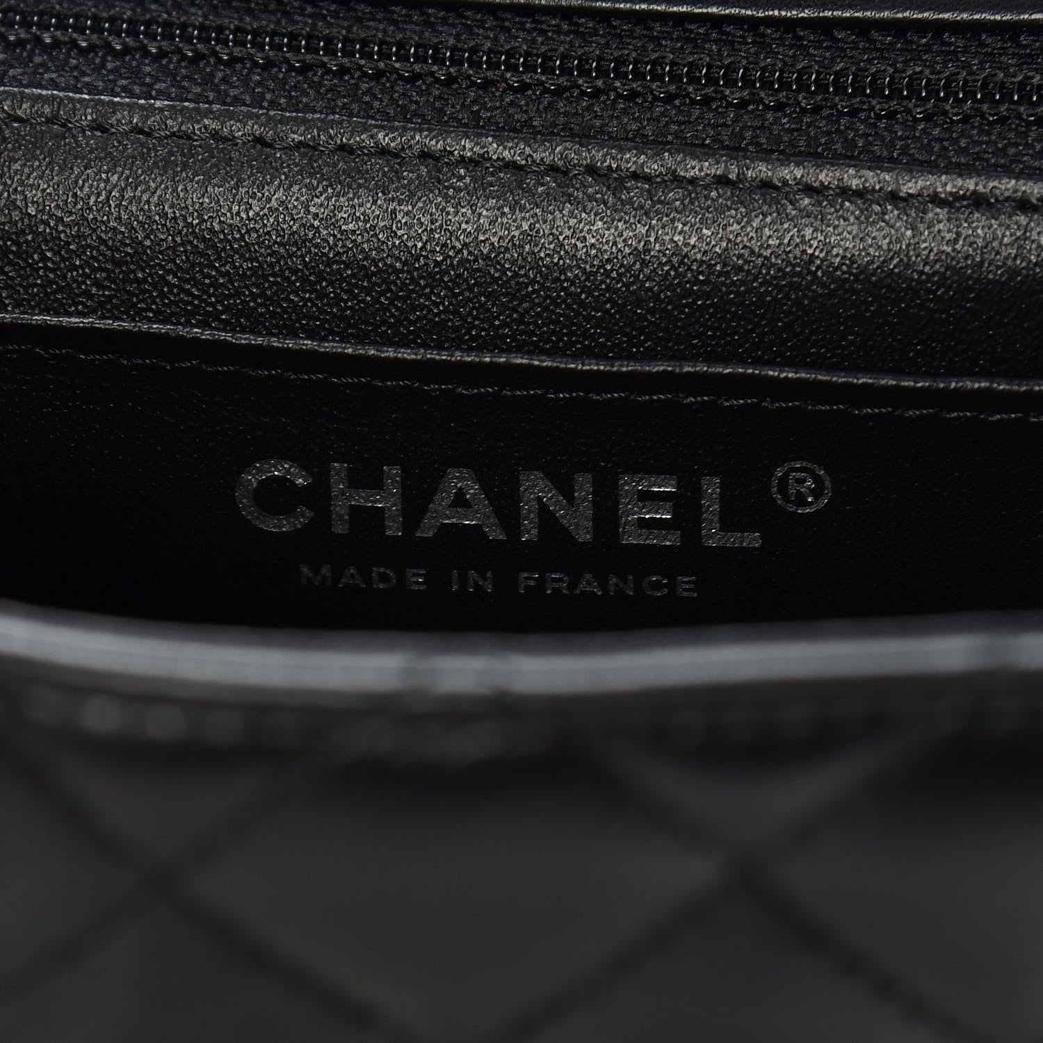 Chanel Lambskin Quilted Mini Square Flap Black 6 of 10