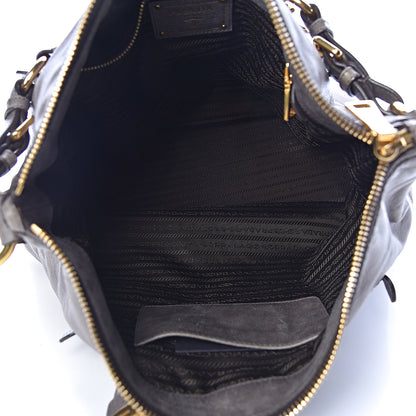Prada Vitello Shine Hobo Fumo 5 of 11