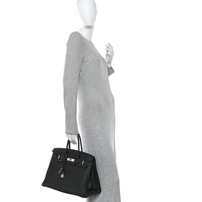 Hermes Fjord Birkin 35 Black 2 of 13