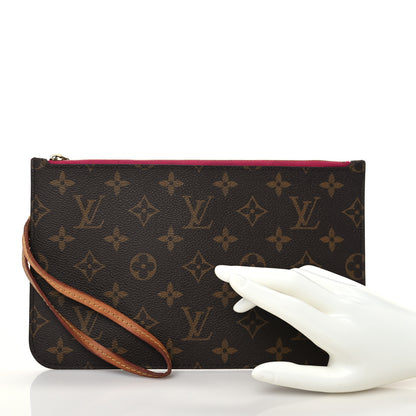 Louis Vuitton Monogram Neverfull MM GM Pochette Pivoine 2 of 7