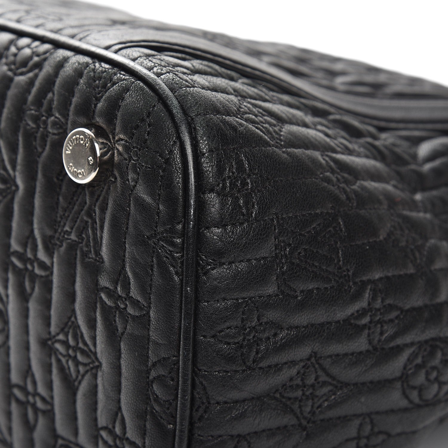 Louis Vuitton Monogram Lambskin Antheia Ixia MM Black 7 of 9