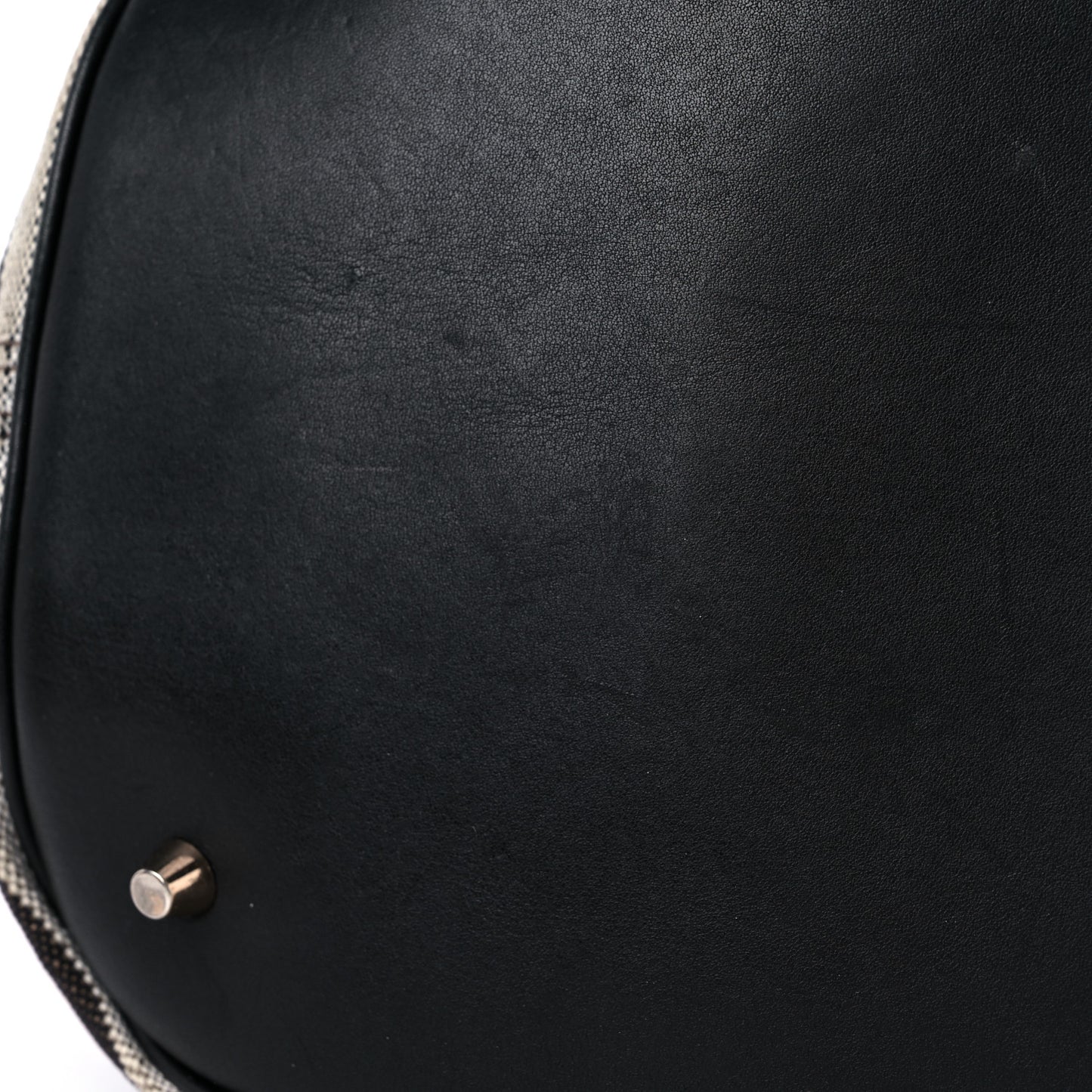 Canvas Mega Check Medium Ashby Hobo Black