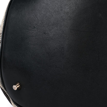 Burberry Canvas Mega Check Medium Ashby Hobo Black 17 of 24