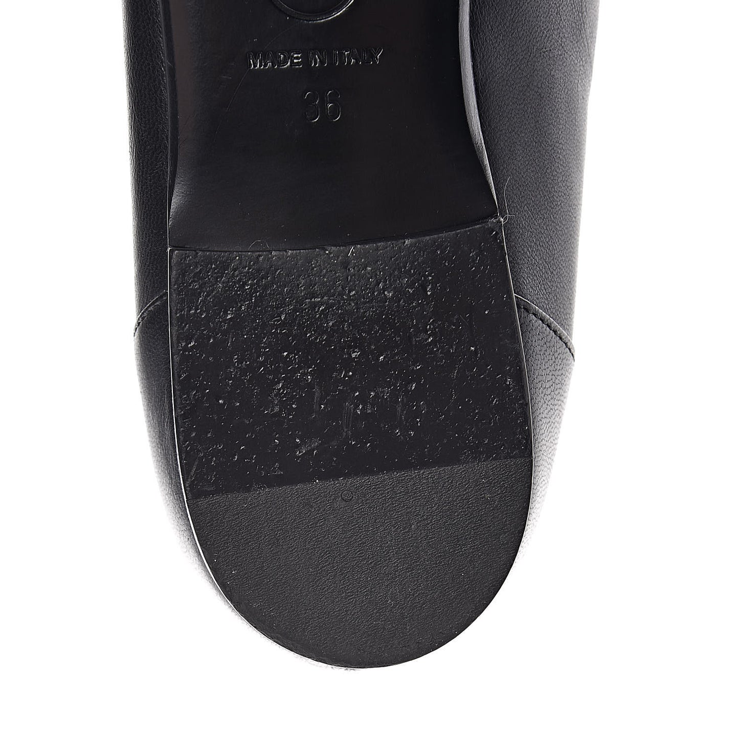 Lambskin CC Loafers 36 Black