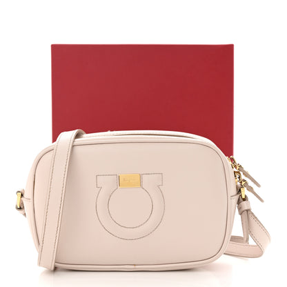 Salvatore Ferragamo Calfskin City Goncho Crossbody Camera Bag New Bisque 13 of 13