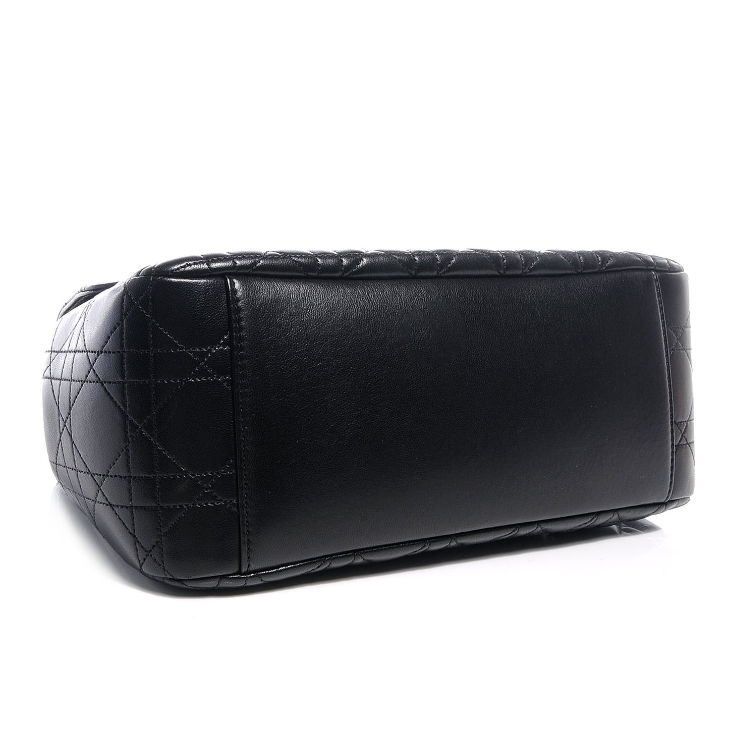 Lambskin Cannage Medium Miss Dior Flap Black