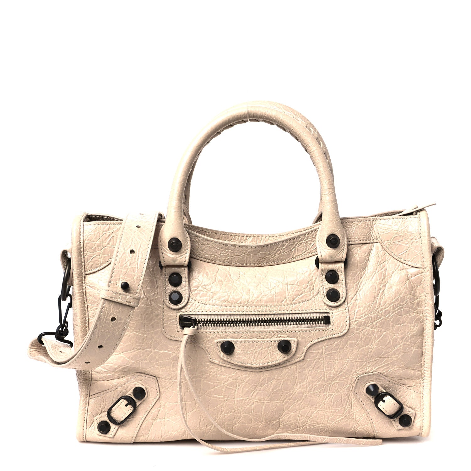 Balenciaga Agneau Arena Classic Hardware Small Le City Almond 1 of 10