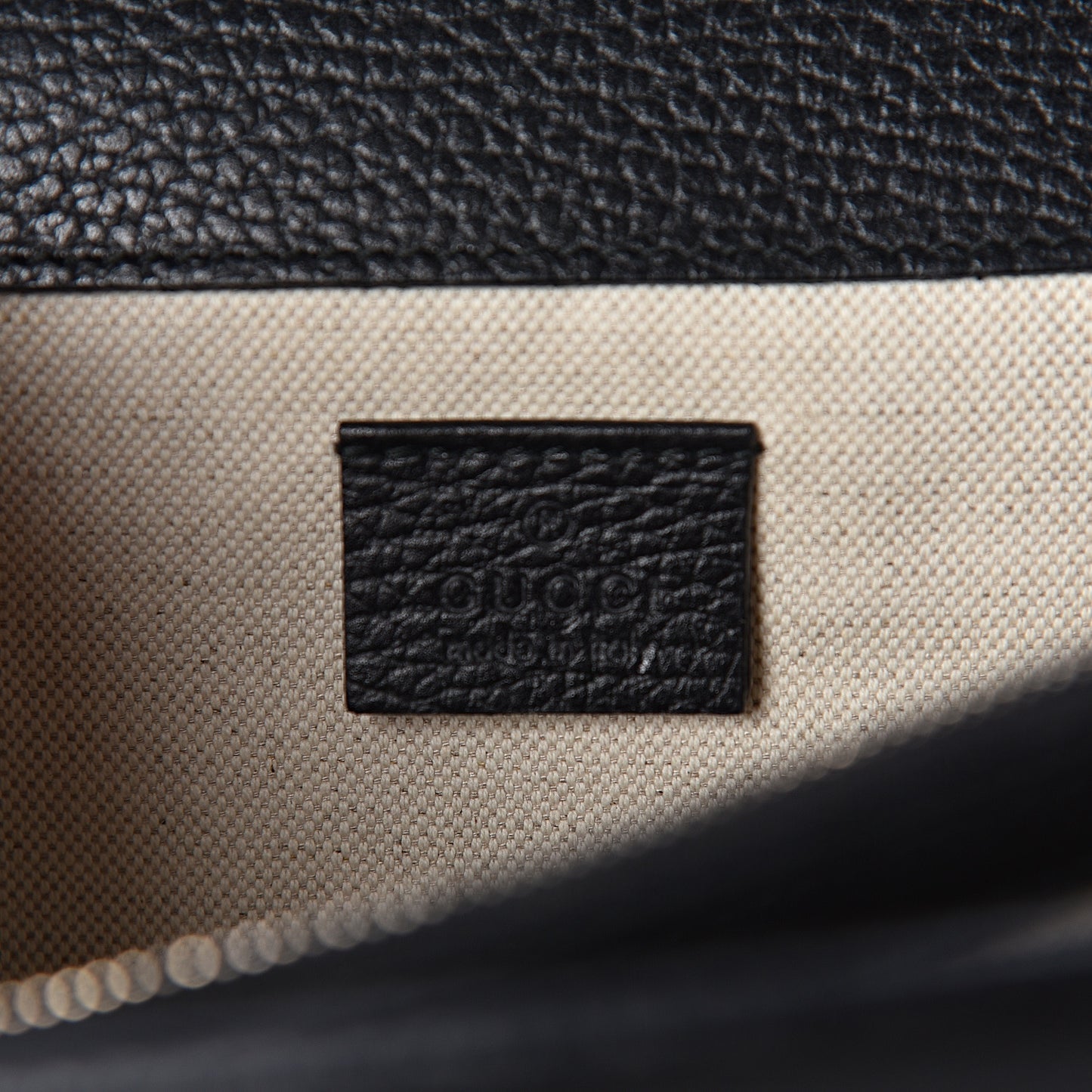 Pebbled Calfskin Small Dionysus Shoulder Bag Black