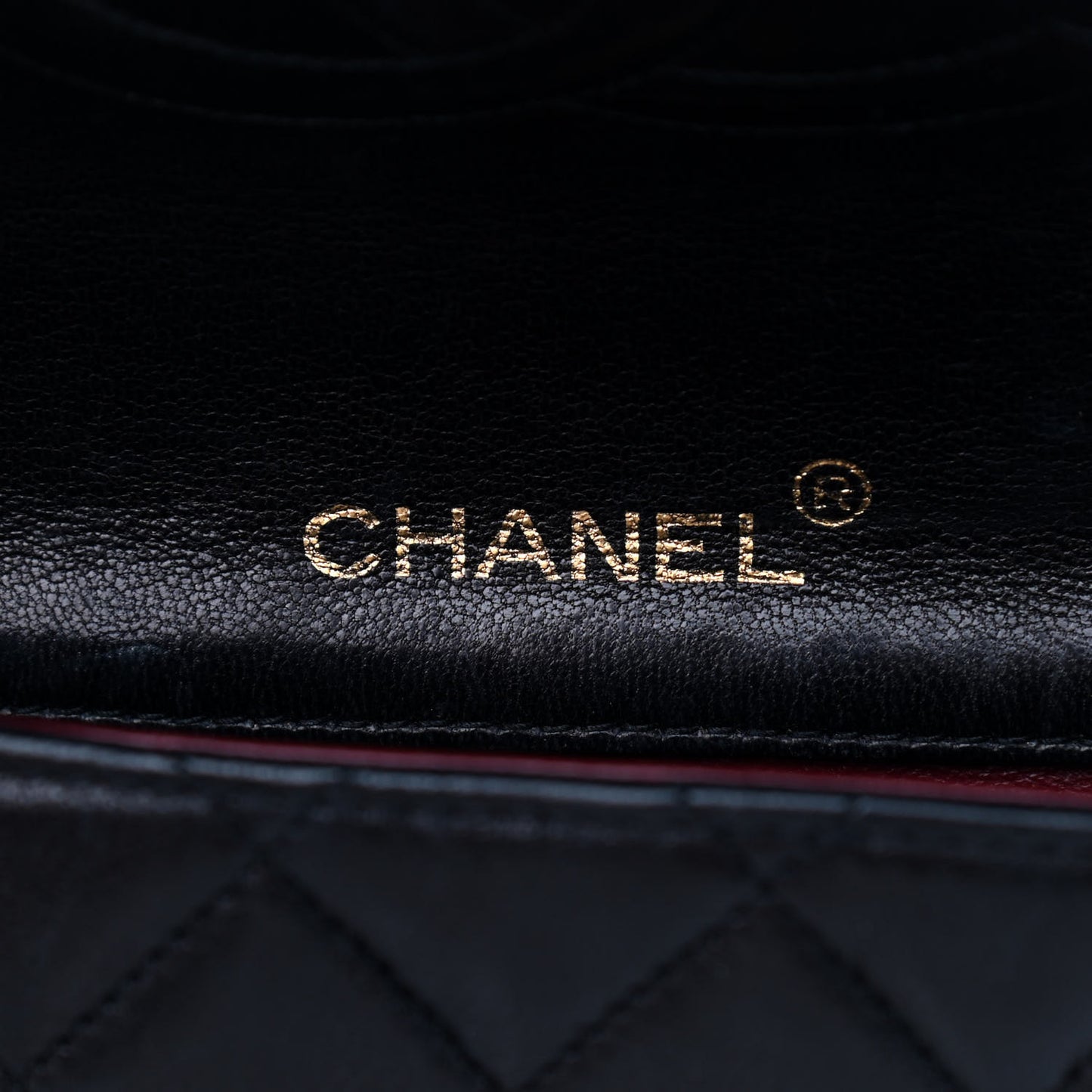 Lambskin Quilted Small Single Flap Black