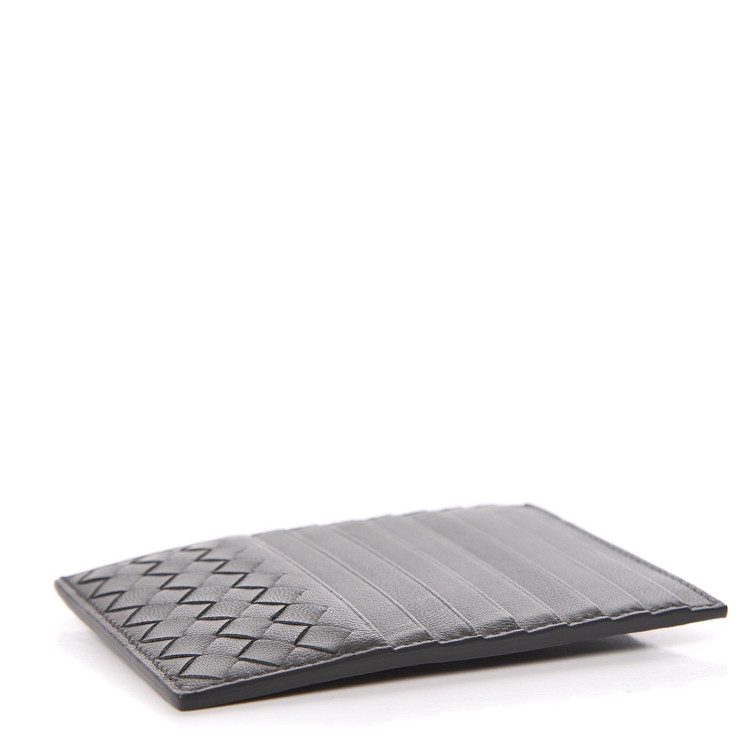 Bottega Veneta Nappa Intrecciato Card Case Light Graphite 4 of 8