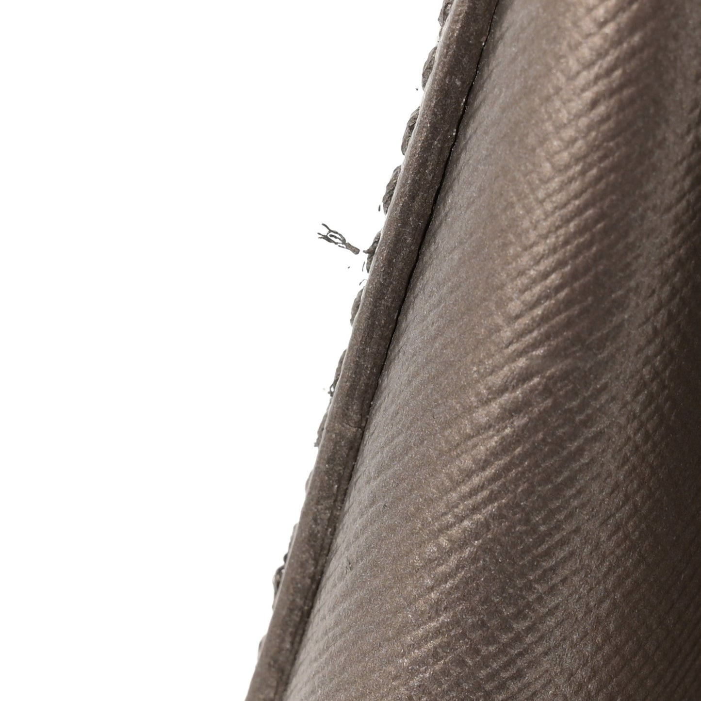 Metallic Printed Calfskin Beky Tote Bronze