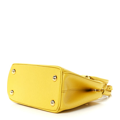 Prada Saffiano Lux Mini Galleria Double Zip Tote Sole 11 of 11