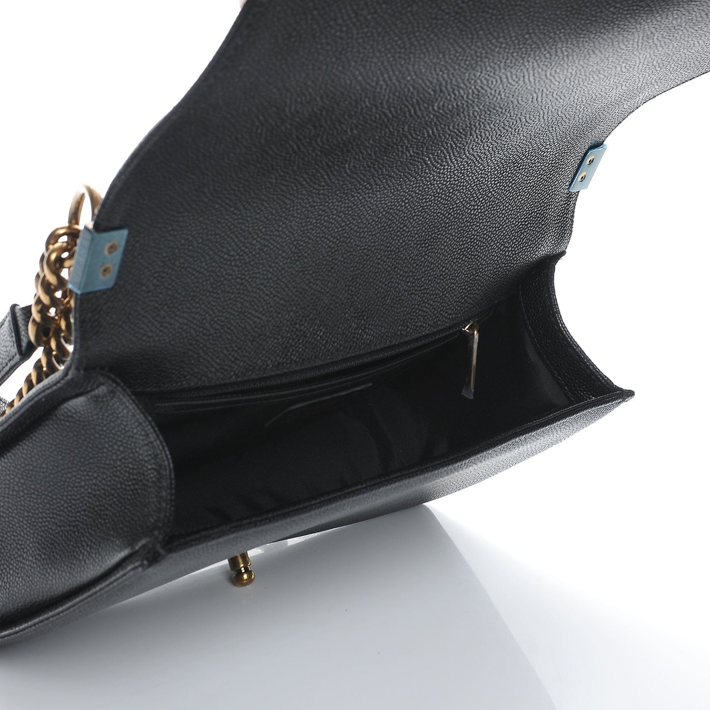 Caviar Quilted New Medium Boy Flap Black