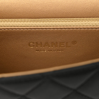 Chanel Goatskin Quilted Small Chic Pearls Flap Black 6 of 11