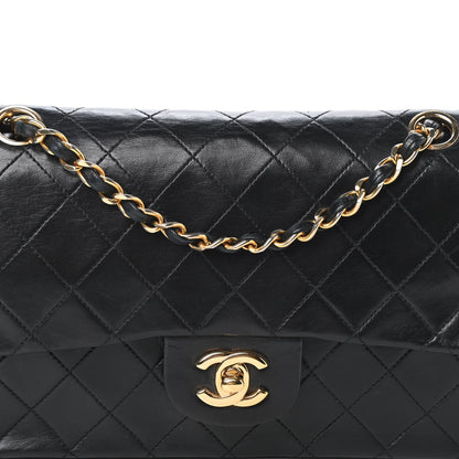 Chanel Lambskin Quilted Small Double Flap Black 10 of 12