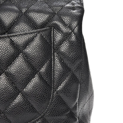 Chanel Caviar Quilted Jumbo Single Flap Black 12 of 19