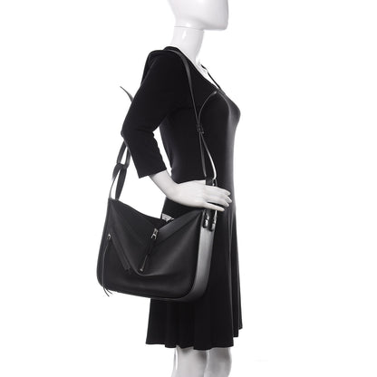 Loewe Calfskin Small Hammock Shoulder Bag Black 2 of 10