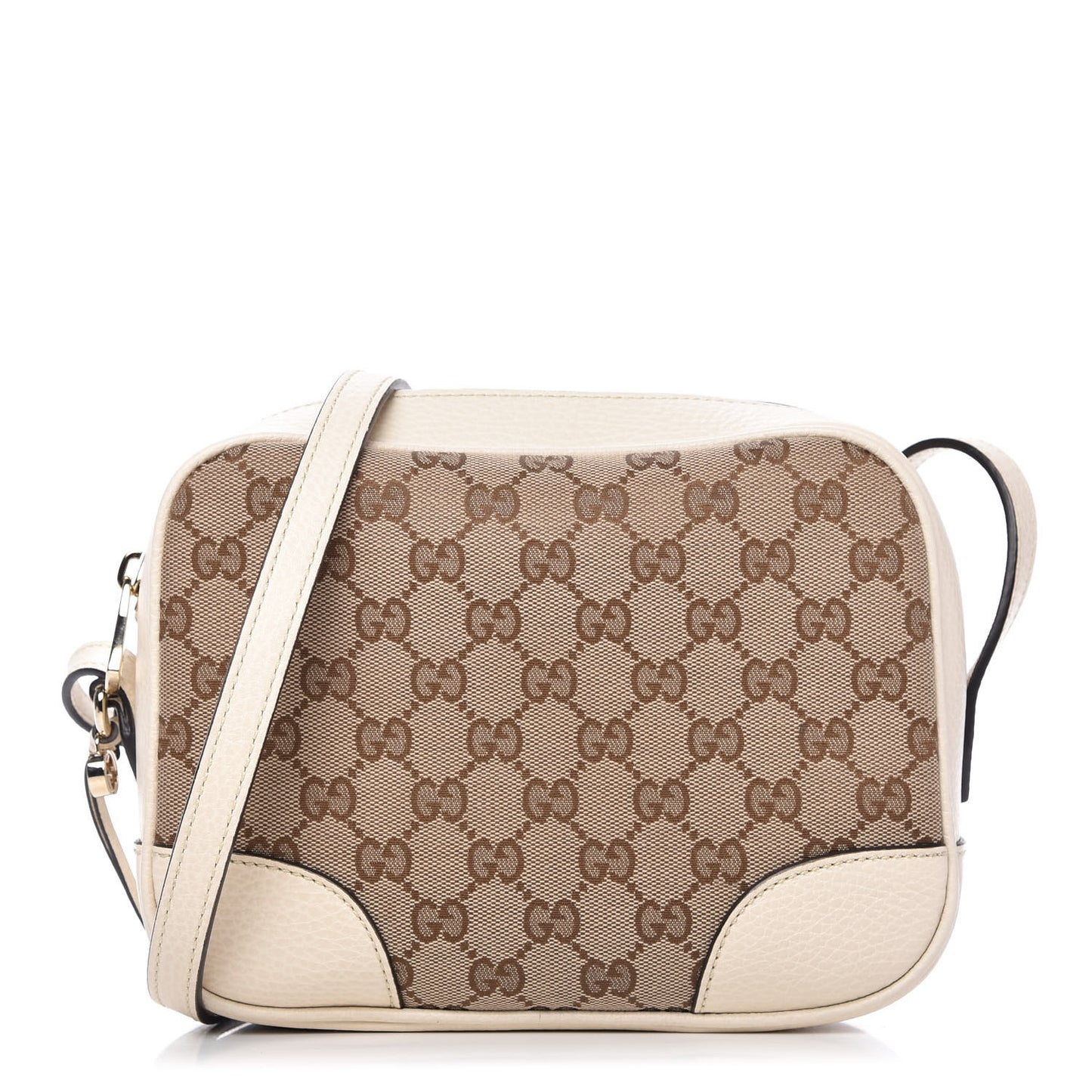 Monogram Dollar Calfskin Mini Bree Messenger Bag Beige Ebony Avoire