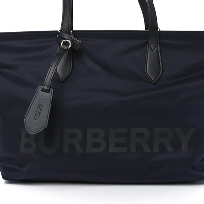 Burberry Nylon Logo Tote Medium Blue 11 of 13