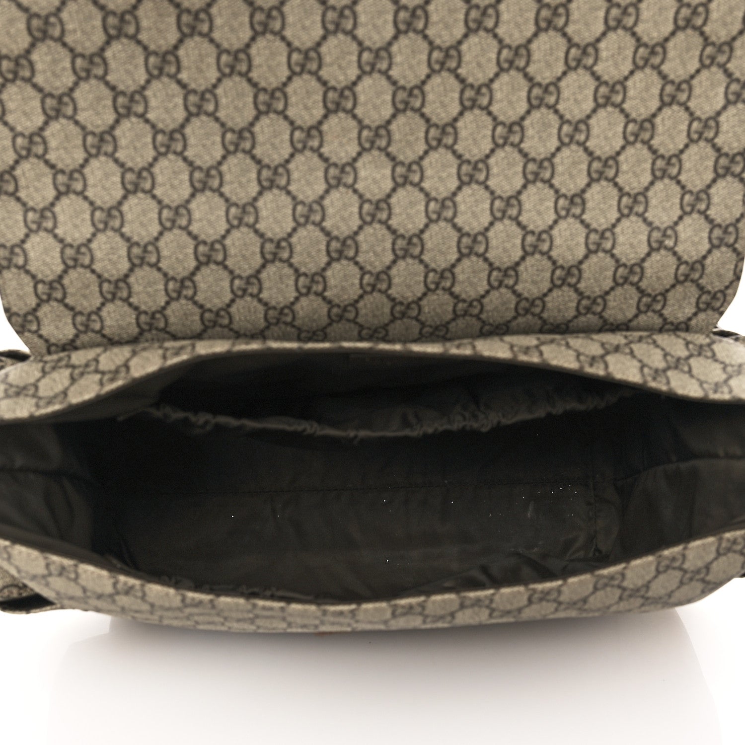 Gucci GG Plus Monogram Messenger Diaper Bag Dark Brown 6 of 8