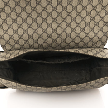 Gucci GG Plus Monogram Messenger Diaper Bag Dark Brown 6 of 8