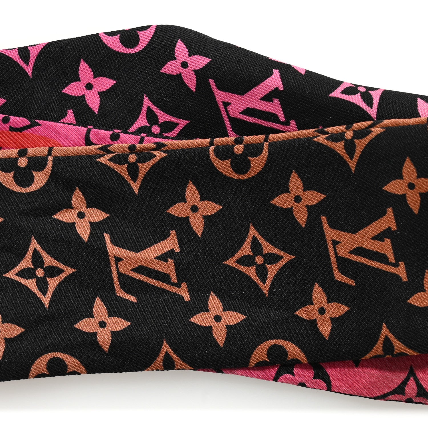 Louis Vuitton Silk Monogram Rising Confidential BB Bandeau Beige 5 of 5