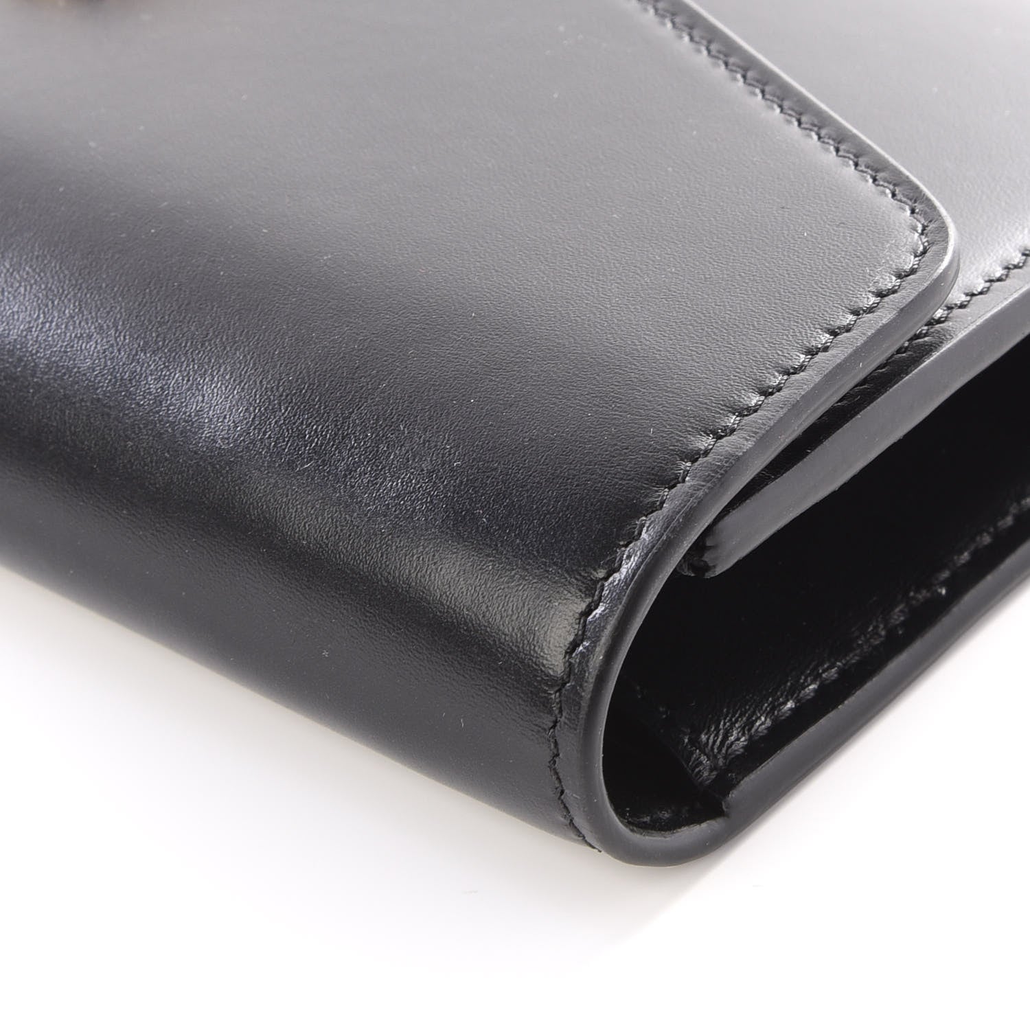 Celine Calfskin C Wallet On Chain Bag Black 8 of 12