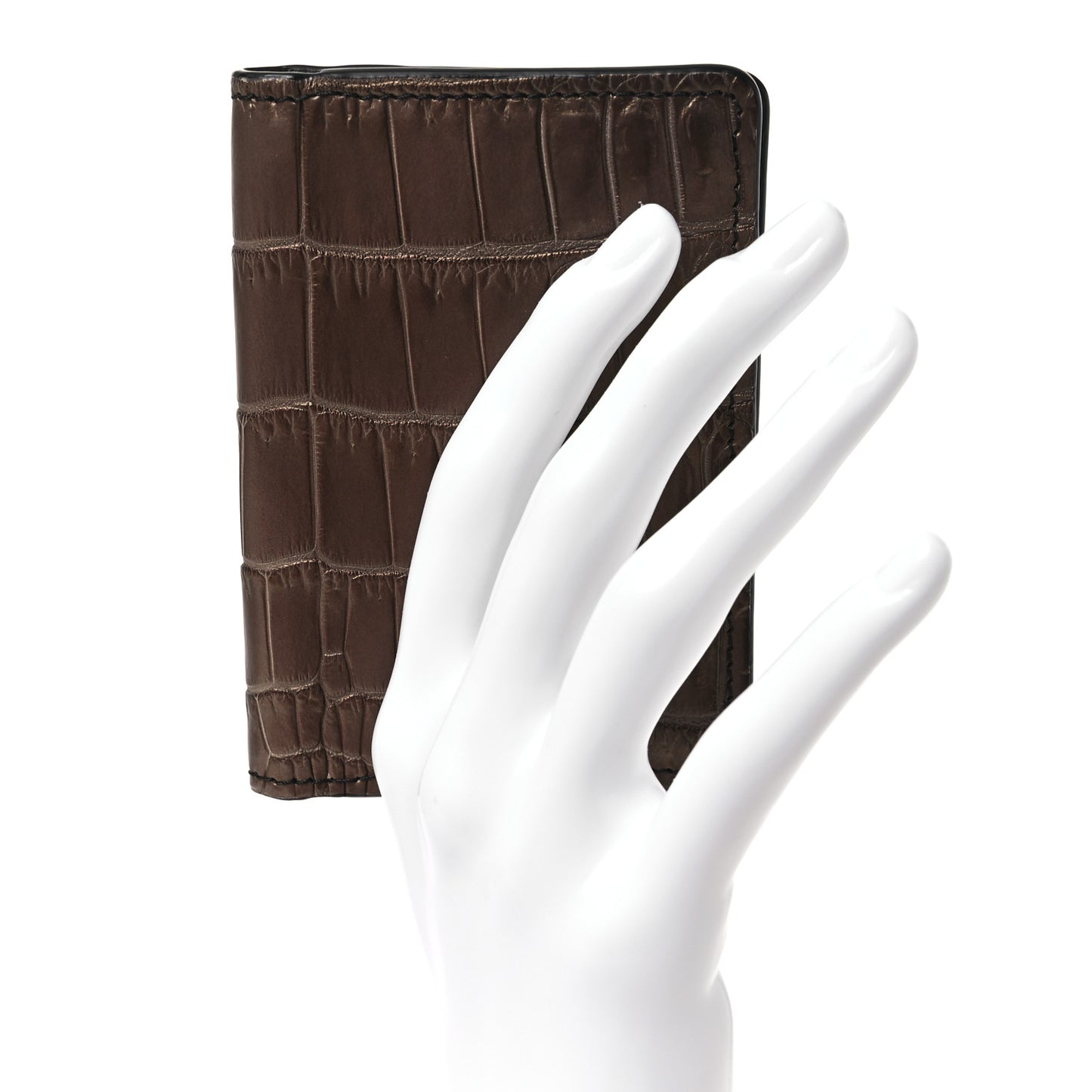Alligator Pocket Organizer Bronze