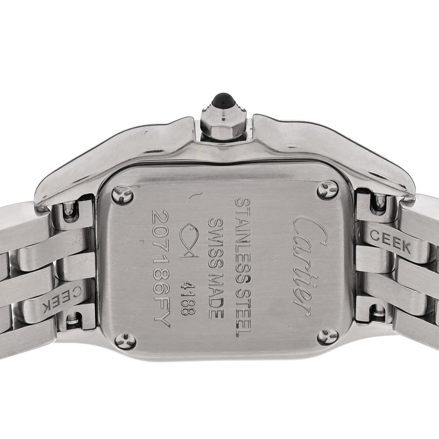 Stainless Steel 19mm Panthere Quartz Watch