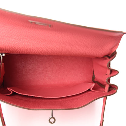 Hermes Togo Kelly Retourne 25 Rose Lipstick 6 of 33