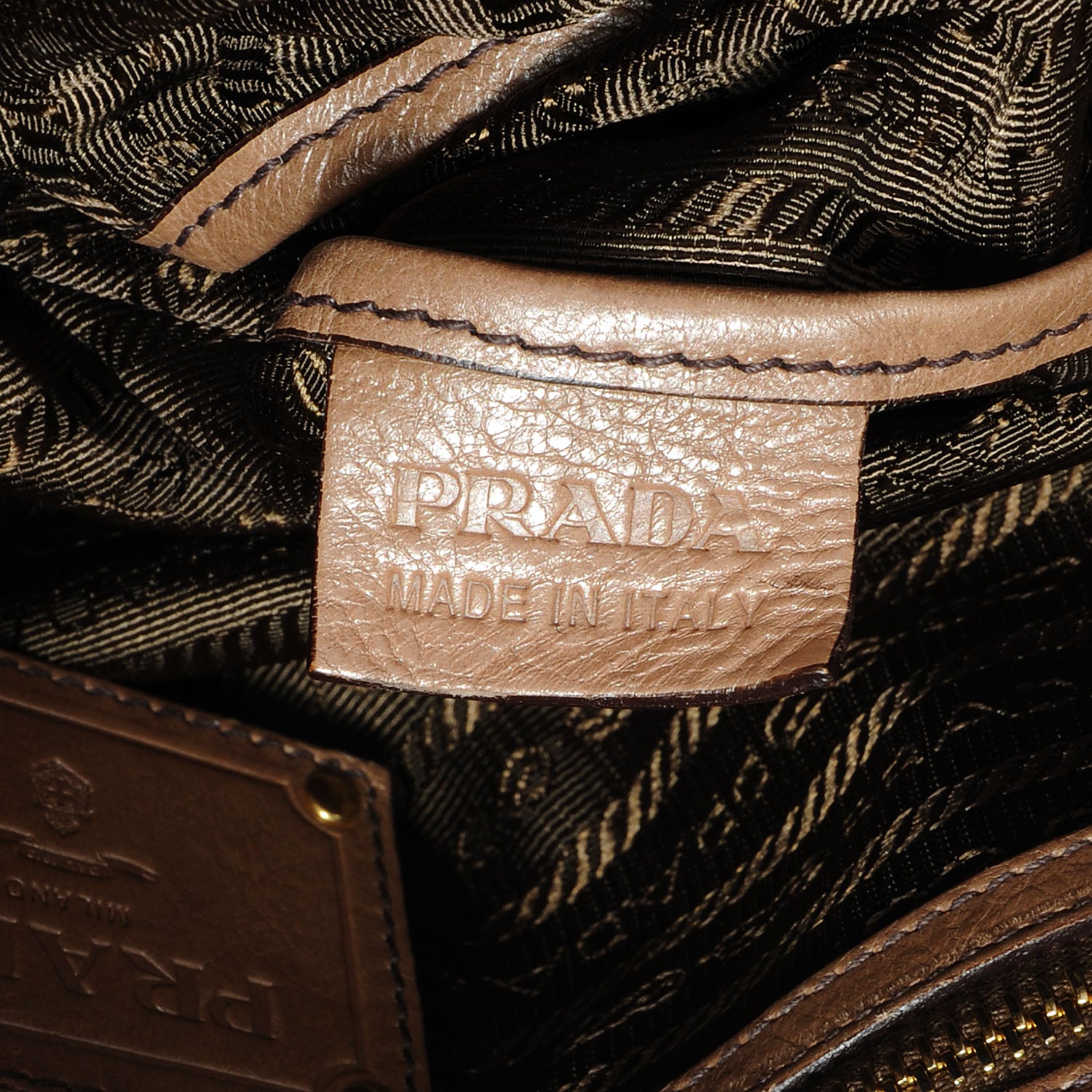 Prada Cervo Glace Tote Bag Ardesia Talco 7 of 9