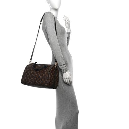 Louis Vuitton Monogram My World Tour Speedy Bandouliere 30 Black 2 of 10