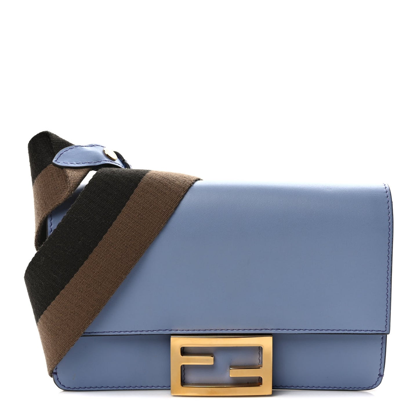 Vitello King Mini Flat Baguette Azzurro Sky